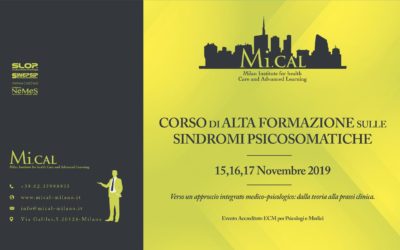 Corso di Alta Formazione sulle Sindromi Psicosomatiche – 15,16,17 novembre 2019