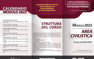 Corso di Alta Specializzazione in Psicologia Forense – Modulo 2023 – Area Civilistica – 21-23 luglio 2023