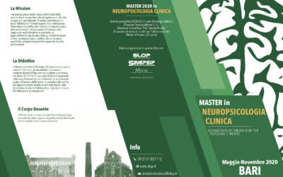 Master 2020 in Neuropsicologia Clinica – Bari – Ottobre 2020