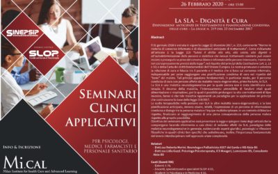 16° Seminario Clinico Applicativo – 26 febbraio 2020 (ore 15:00)
