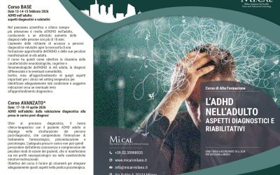 L’ADHD nell’adulto. Aspetti diagnostici e riabilitativi. Febbraio-Aprile 2026