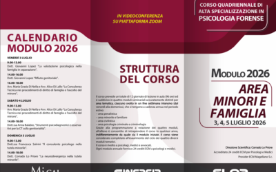 CORSO QUADRIENNALE DIALTA SPECIALIZZAZIONE INPSICOLOGIA FORENSE
